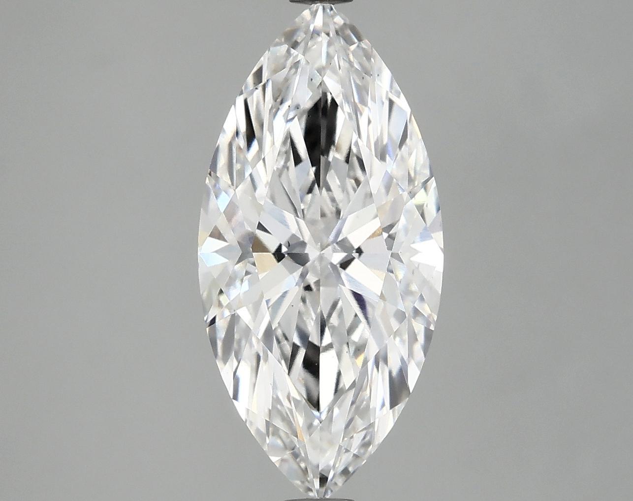 3.08 Carat Marquise Shaped Excellent Cut VS2 IGI Certified Lab Grown Diamond