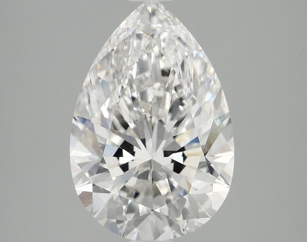 3.03 Carat Pear Shaped Excellent Cut VVS2 IGI Certified Lab Grown Diamond