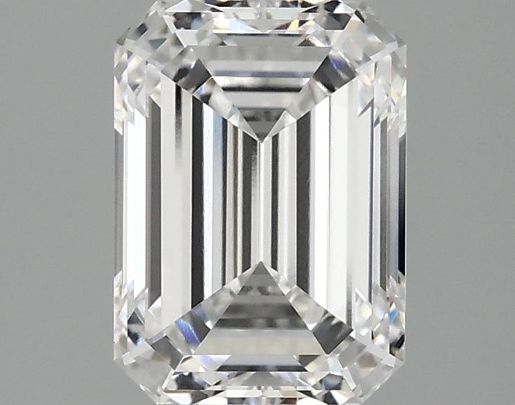 2.08 Carat Emerald Shaped Excellent Cut VVS2 IGI Certified Lab Grown Diamond