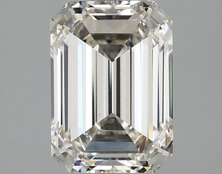 2.06 Carat Emerald Shaped Ideal Cut VVS2 IGI Certified Lab Grown Diamond