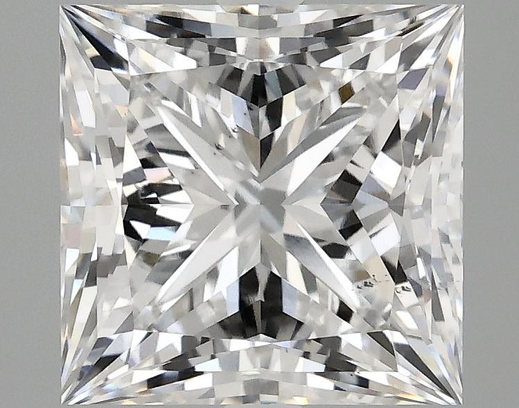 3.79 Carat Princess Shaped Ideal Cut SI1 IGI Certified Lab Grown Diamond