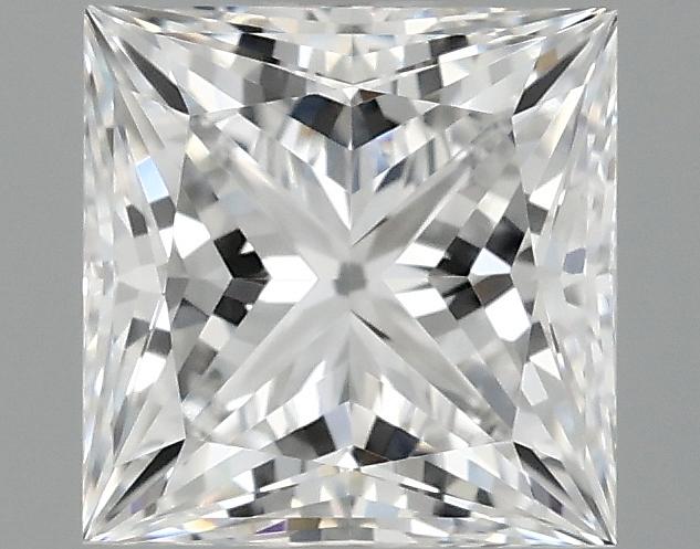 1.08 Carat Princess Shaped Ideal Cut VVS2 IGI Certified Lab Grown Diamond