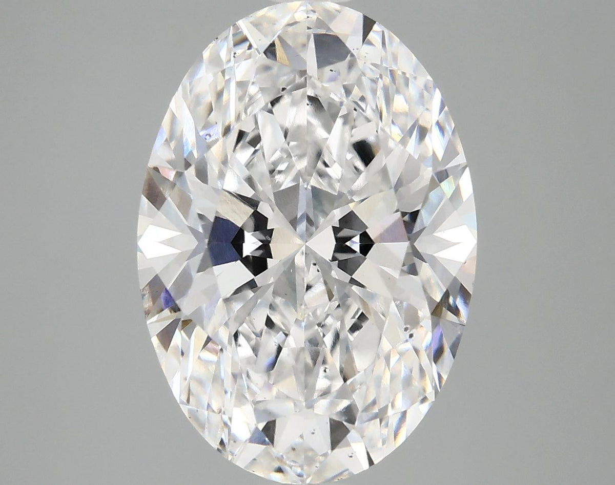 4.07 Carat Oval Shaped Ideal Cut SI1 IGI Certified Lab Grown Diamond