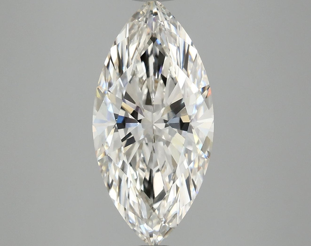 3.07 Carat Marquise Shaped Excellent Cut VVS2 IGI Certified Lab Grown Diamond