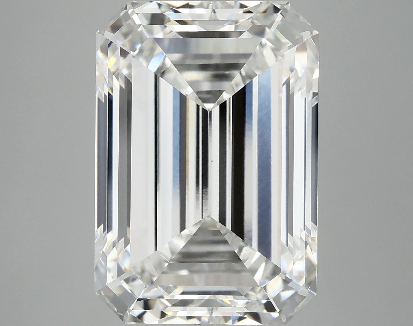 12.39 Carat Emerald Shaped Ideal Cut VS1 IGI Certified Lab Grown Diamond