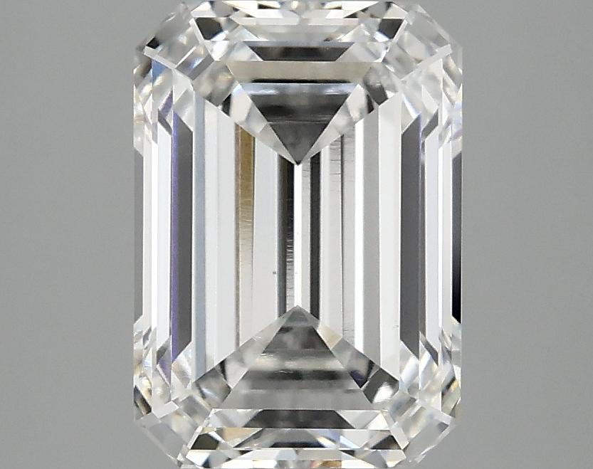 3.09 Carat Emerald Shaped Ideal Cut VVS2 IGI Certified Lab Grown Diamond