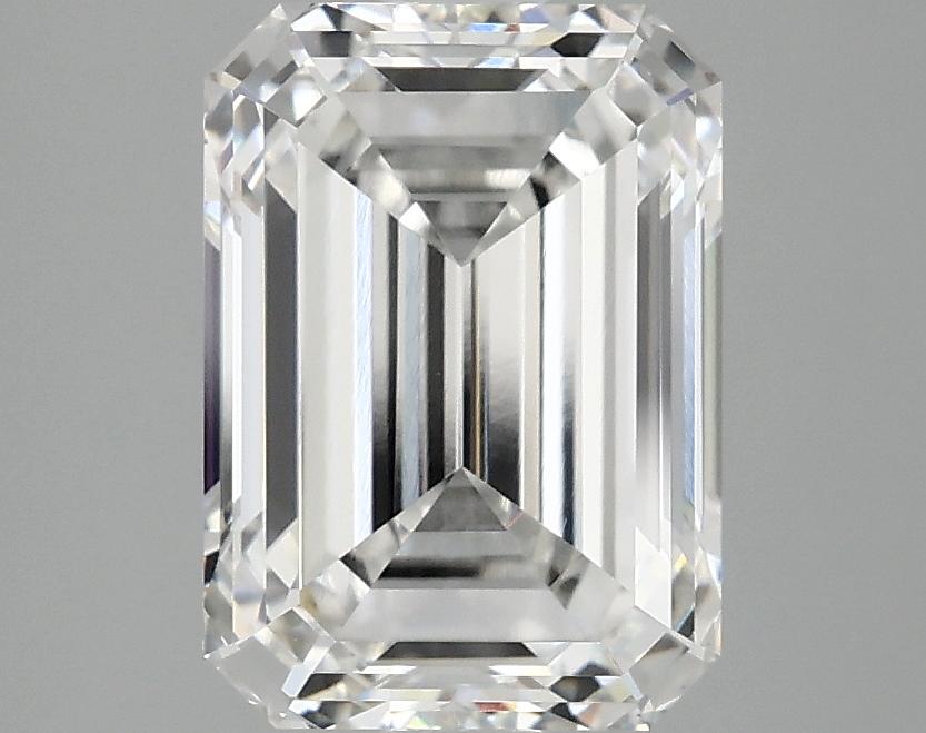 3.09 Carat Emerald Shaped Ideal Cut VVS2 IGI Certified Lab Grown Diamond