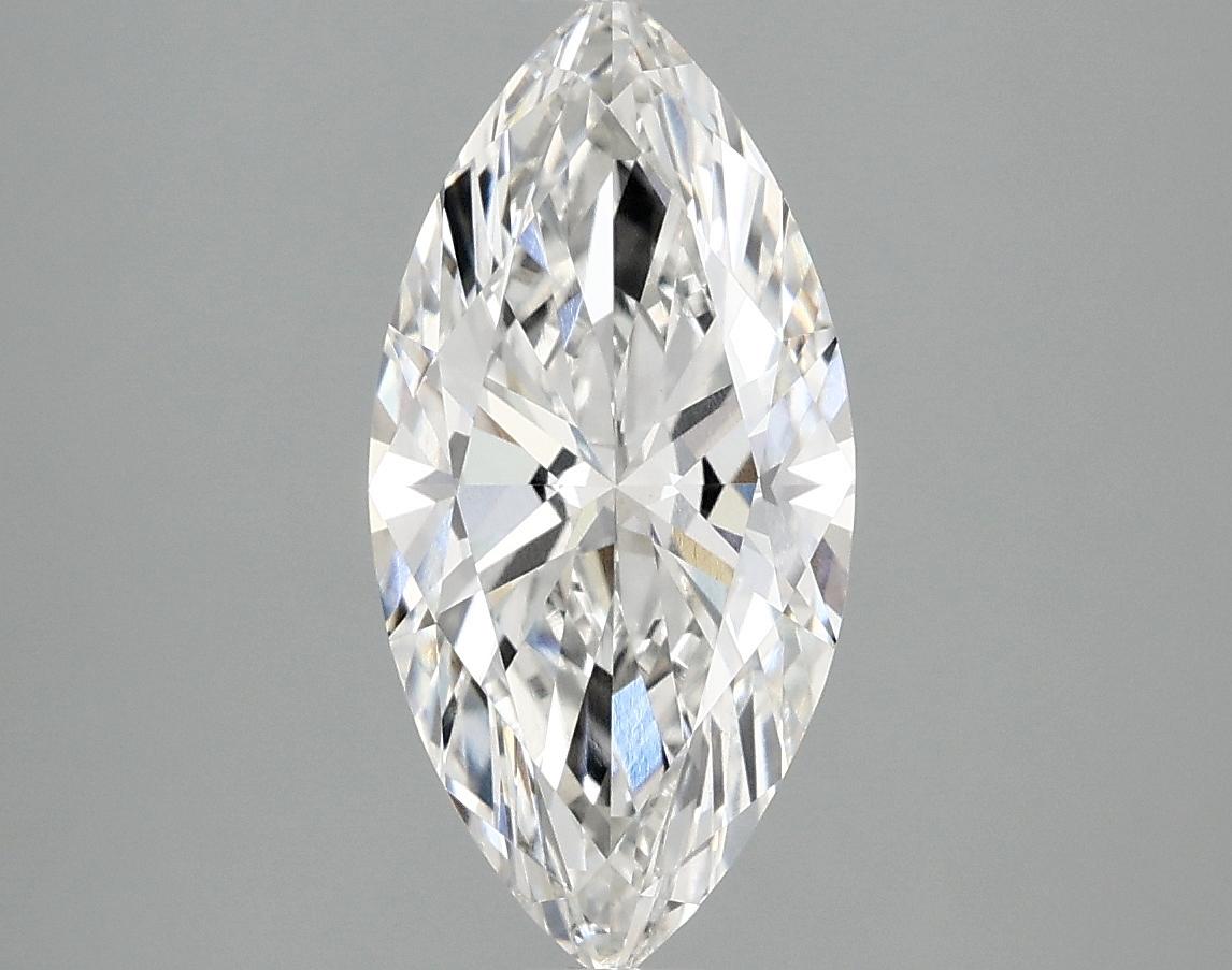 2.07 Carat Marquise Shaped Excellent Cut VVS2 IGI Certified Lab Grown Diamond