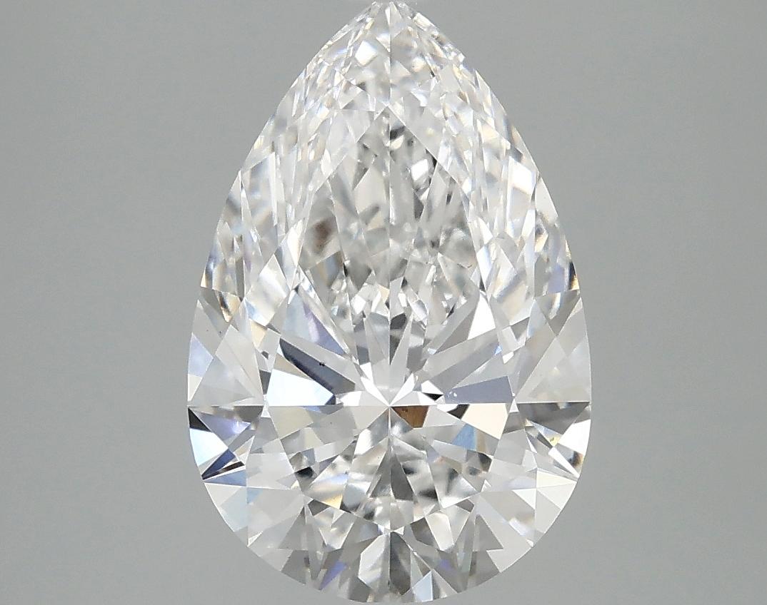 3.09 Carat Pear Shaped Excellent Cut VS2 IGI Certified Lab Grown Diamond