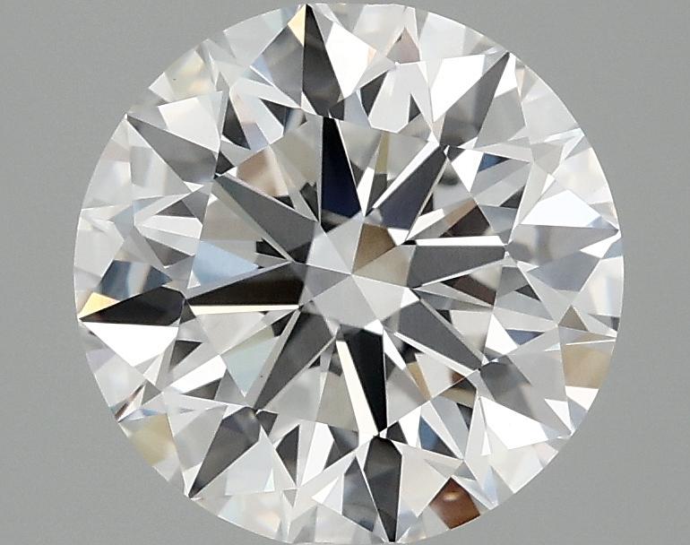 3.06 Carat Round Shaped Excellent Cut VVS2 IGI Certified Lab Grown Diamond