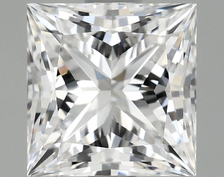 1.59 Carat Princess Shaped Ideal Cut VVS2 IGI Certified Lab Grown Diamond