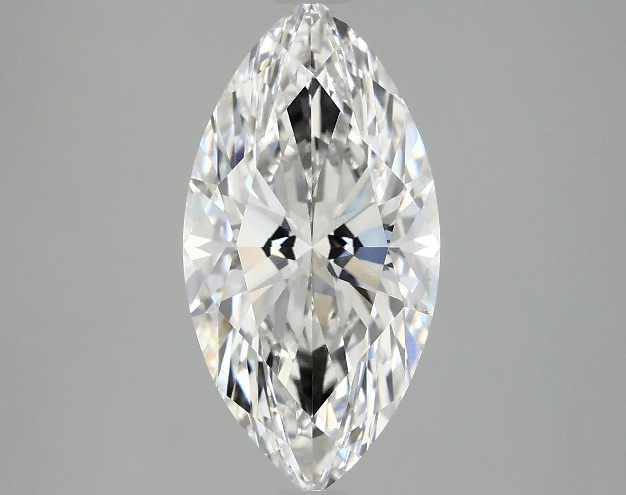3.01 Carat Marquise Shaped Ideal Cut VVS2 IGI Certified Lab Grown Diamond