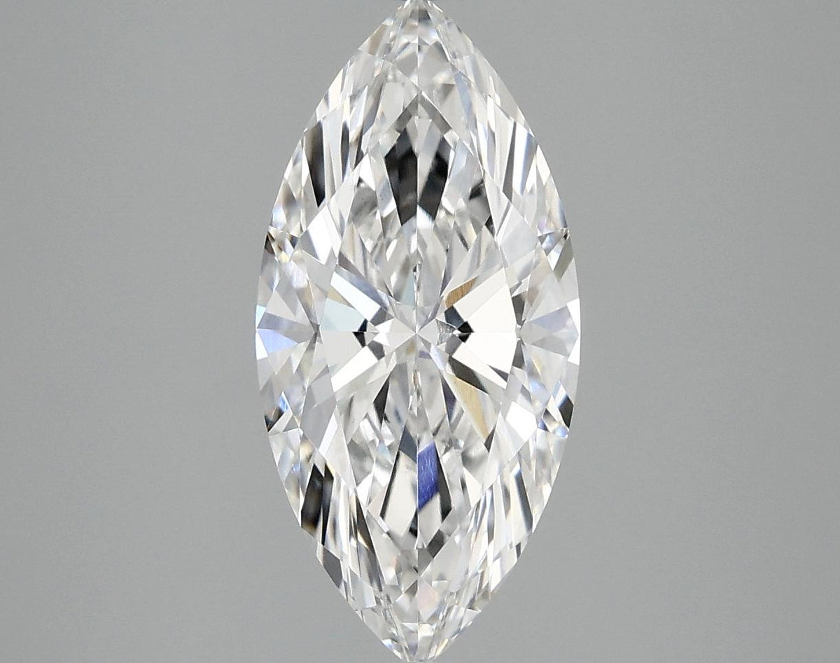 2.54 Carat Marquise Shaped Excellent Cut VVS2 IGI Certified Lab Grown Diamond