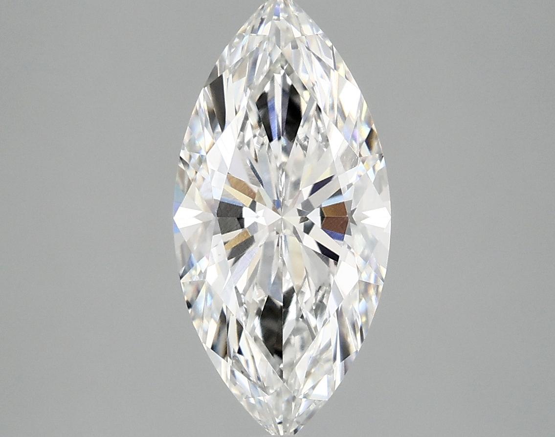 2.09 Carat Marquise Shaped Excellent Cut VVS2 IGI Certified Lab Grown Diamond
