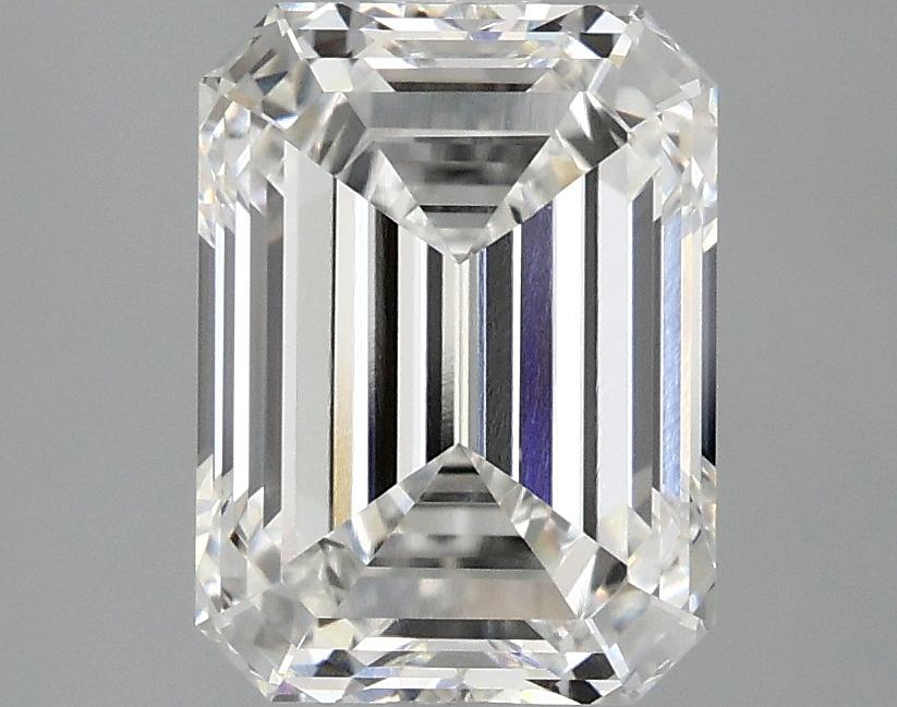 3.07 Carat Emerald Shaped Excellent Cut VVS2 IGI Certified Lab Grown Diamond