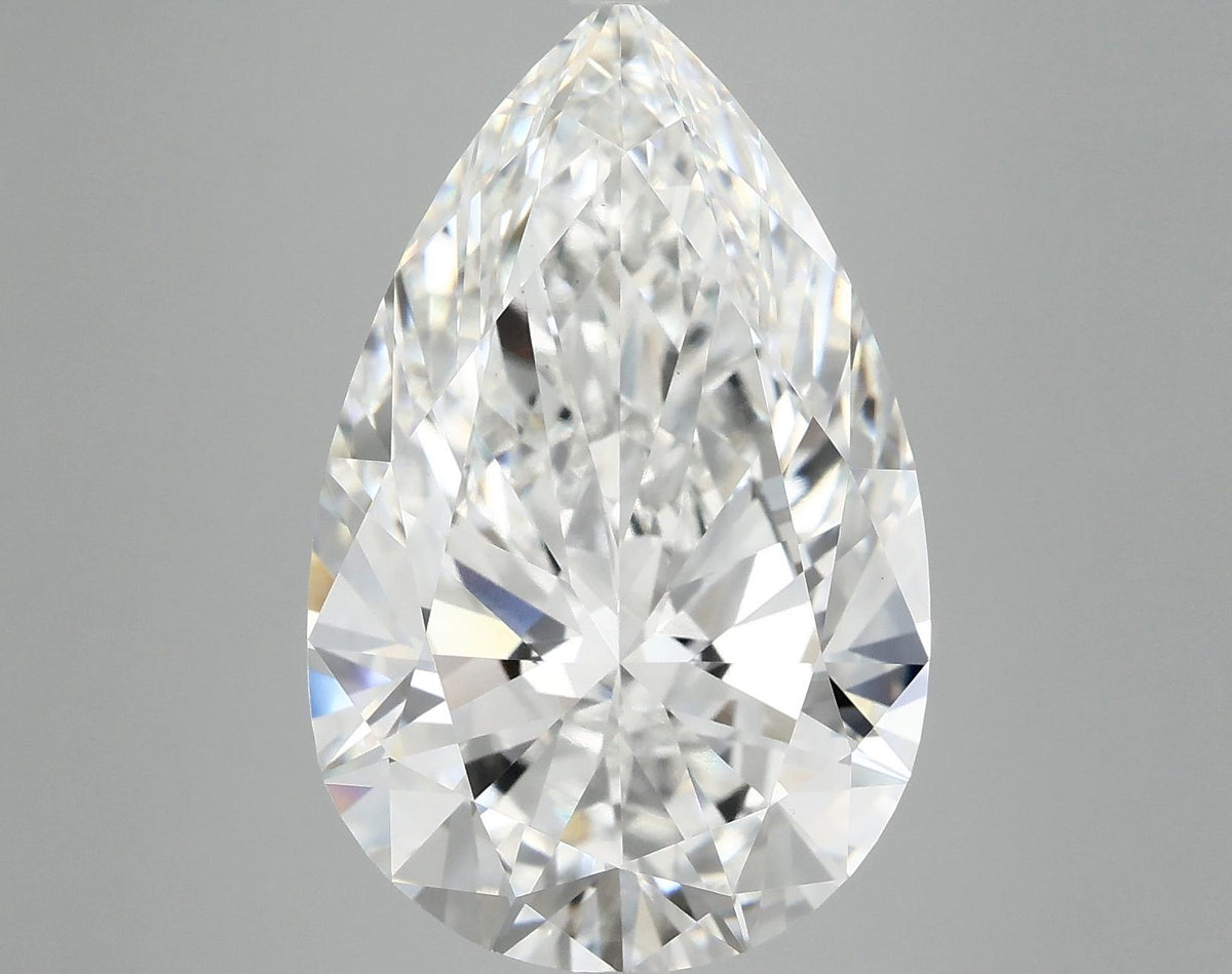10.25 Carat Pear Shaped Ideal Cut VVS2 IGI Certified Lab Grown Diamond