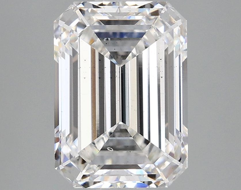 3.02 Carat Emerald Shaped Ideal Cut SI1 IGI Certified Lab Grown Diamond