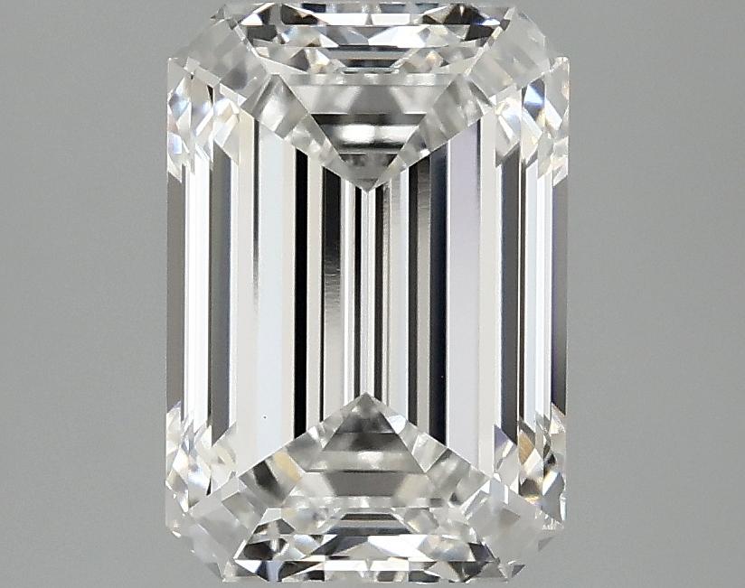 2.87 Carat Emerald Shaped Ideal Cut VVS2 IGI Certified Lab Grown Diamond
