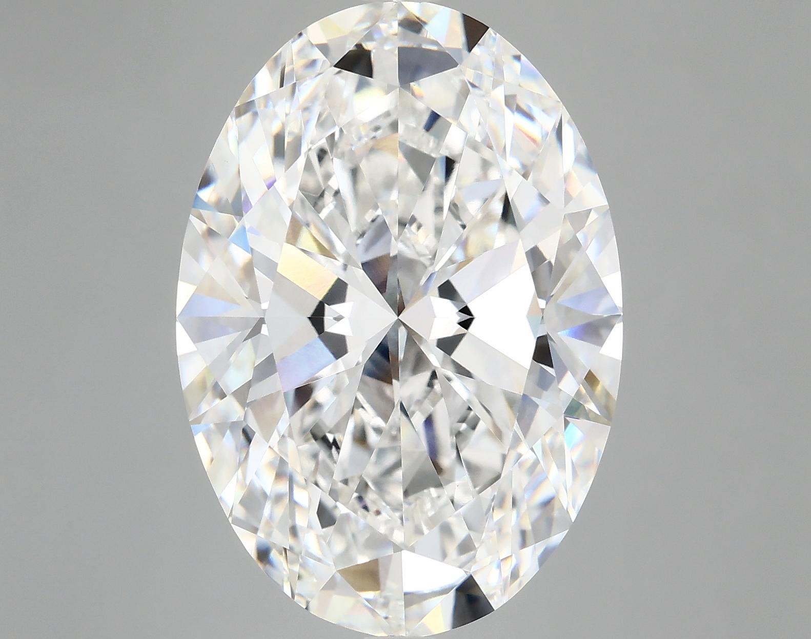 10.5 Carat Oval Shaped Ideal Cut VVS2 IGI Certified Lab Grown Diamond