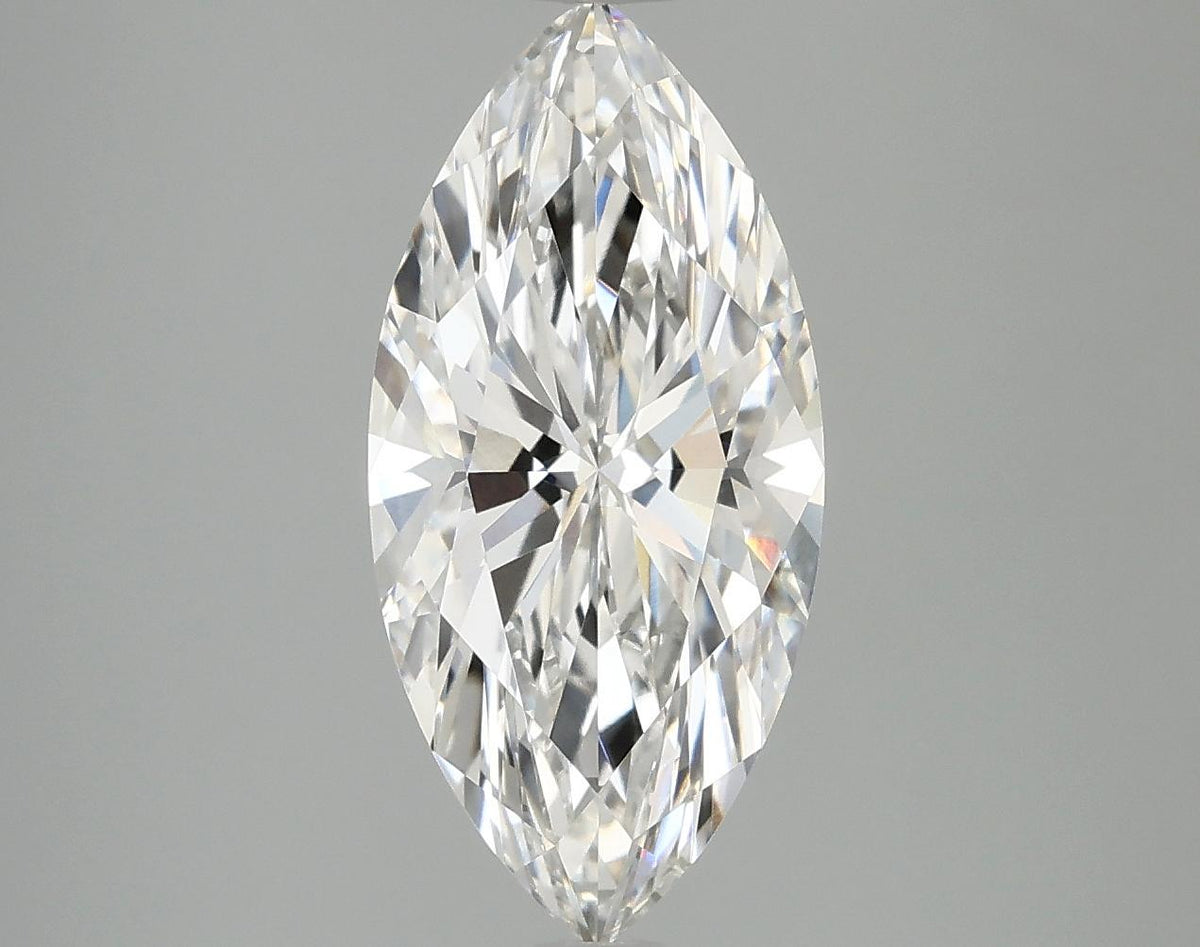 2.99 Carat Marquise Shaped Excellent Cut VVS2 IGI Certified Lab Grown Diamond
