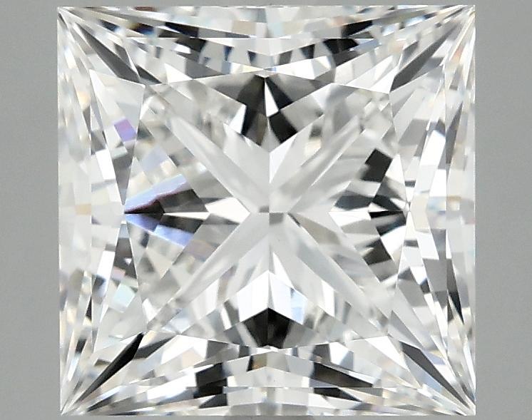 4.04 Carat Princess Shaped Ideal Cut VVS2 IGI Certified Lab Grown Diamond