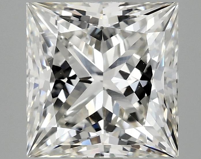 3.08 Carat Princess Shaped Ideal Cut VVS2 IGI Certified Lab Grown Diamond