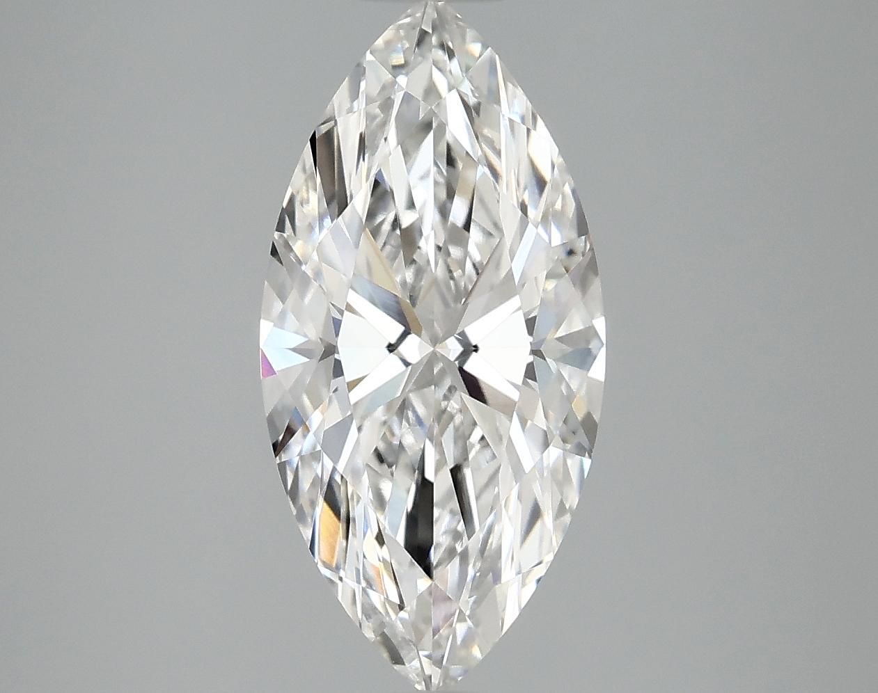 2.99 Carat Marquise Shaped Ideal Cut VVS2 IGI Certified Lab Grown Diamond