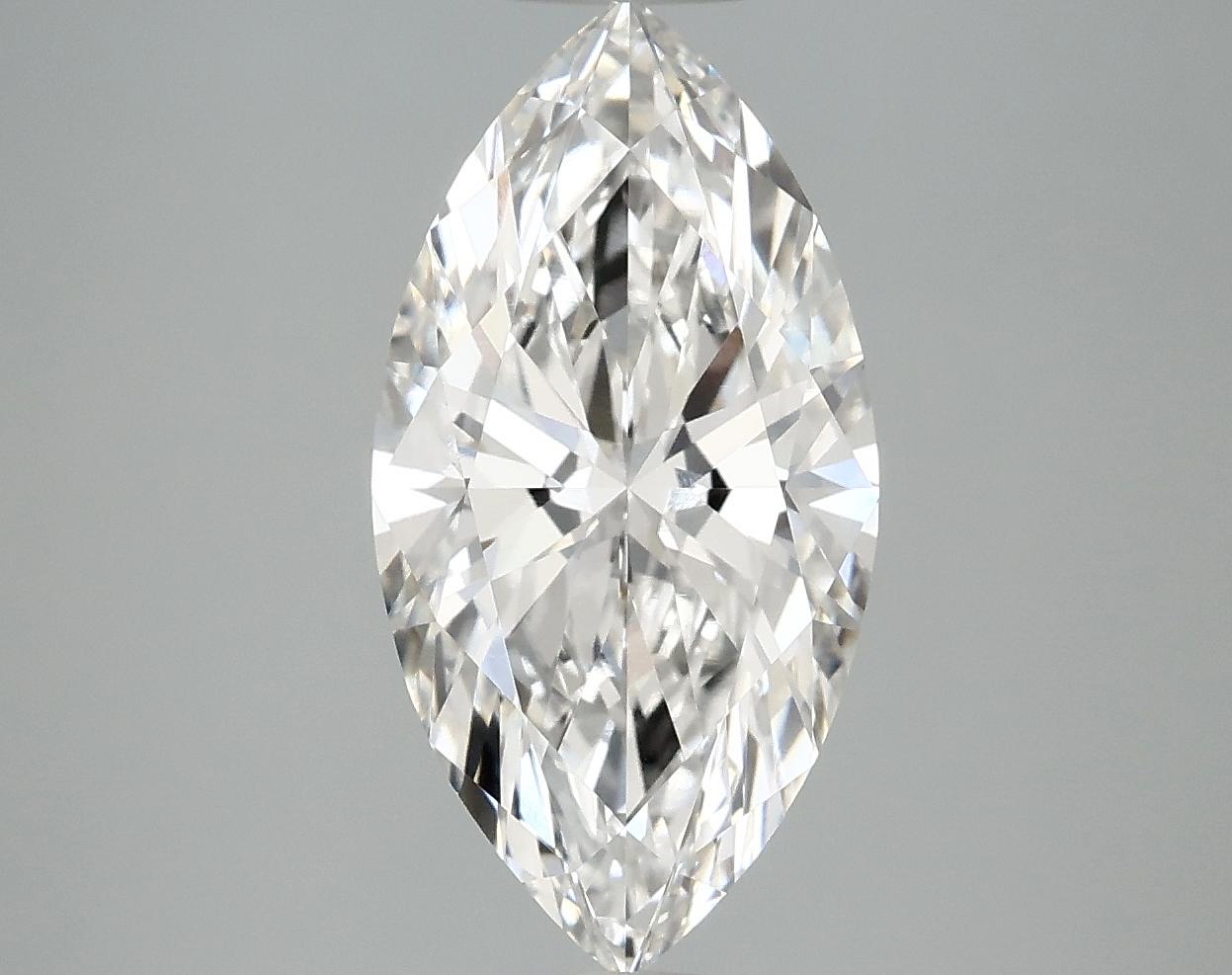 2.97 Carat Marquise Shaped Ideal Cut VVS2 IGI Certified Lab Grown Diamond