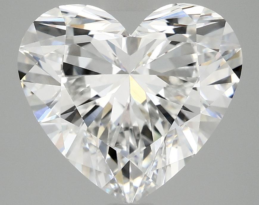 3.87 Carat Heart Shaped Ideal Cut VVS2 IGI Certified Lab Grown Diamond