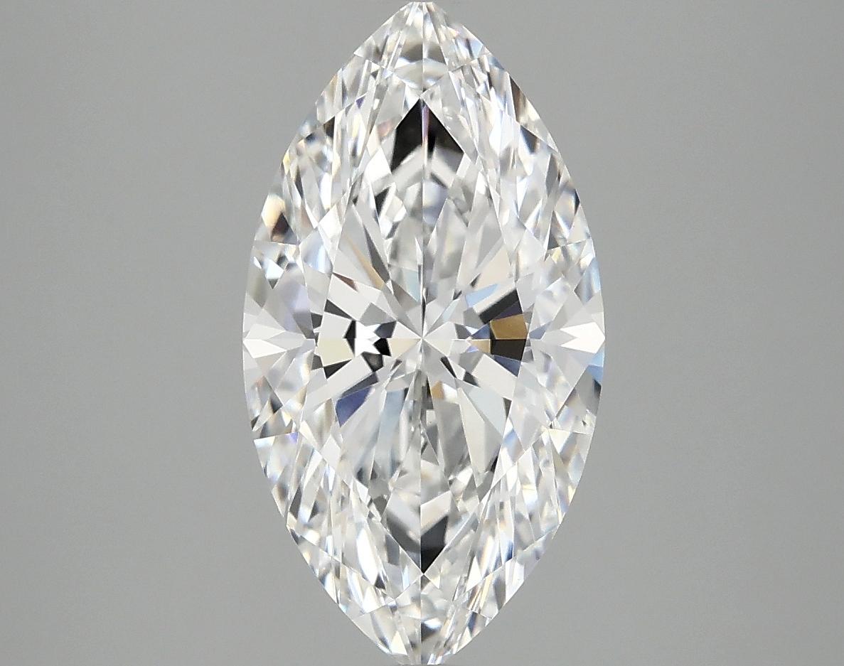 3.06 Carat Marquise Shaped Excellent Cut VVS2 IGI Certified Lab Grown Diamond