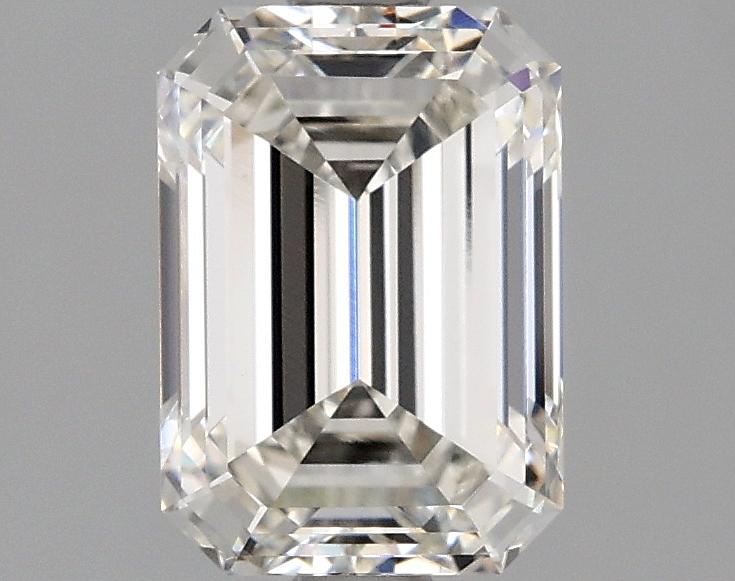 1.98 Carat Emerald Shaped Ideal Cut VVS2 IGI Certified Lab Grown Diamond