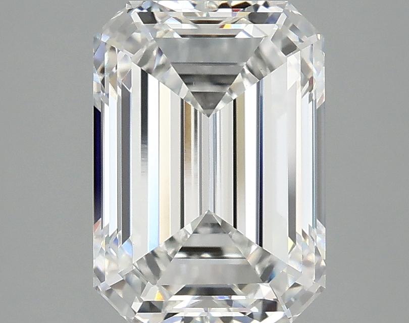 3.06 Carat Emerald Shaped Excellent Cut VVS2 IGI Certified Lab Grown Diamond