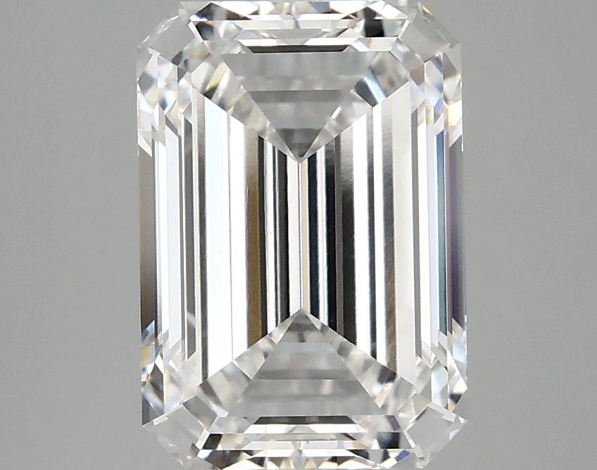 2.88 Carat Emerald Shaped Ideal Cut VVS2 IGI Certified Lab Grown Diamond