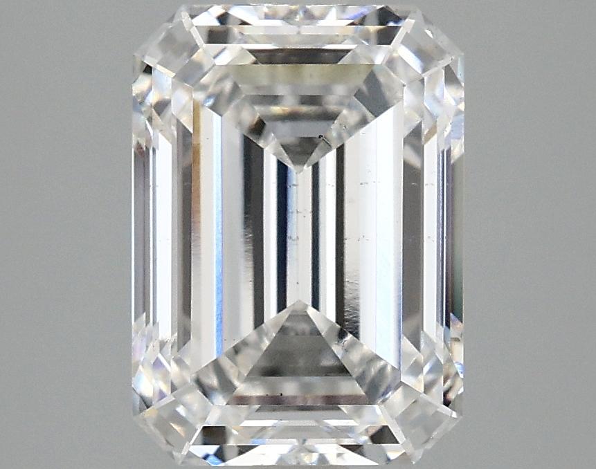 3.09 Carat Emerald Shaped Excellent Cut SI1 IGI Certified Lab Grown Diamond