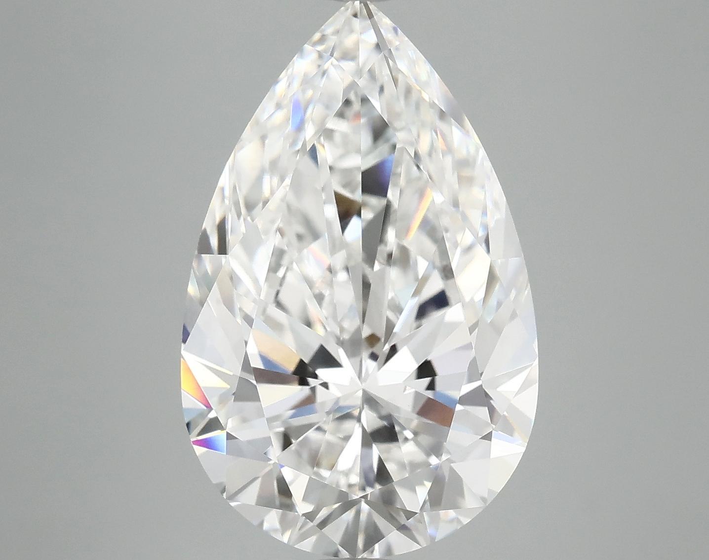 7.15 Carat Pear Shaped Ideal Cut VVS2 IGI Certified Lab Grown Diamond