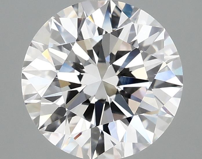 2.07 Carat Round Shaped Ideal Cut VVS2 IGI Certified Lab Grown Diamond
