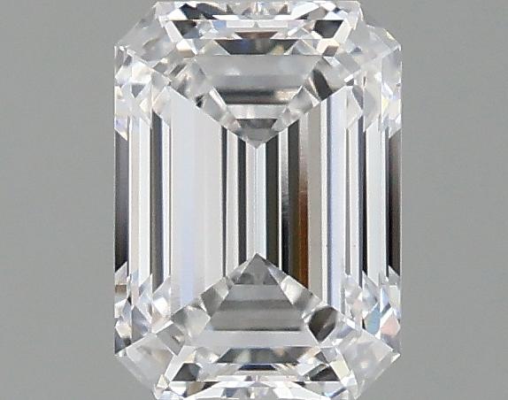 0.98 Carat Emerald Shaped Excellent Cut VVS2 IGI Certified Lab Grown Diamond