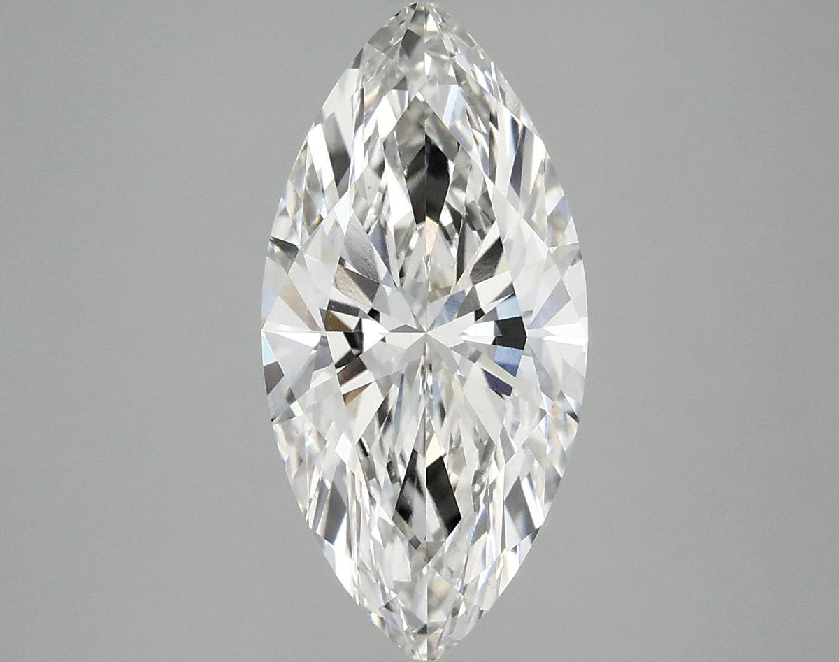 3.07 Carat Marquise Shaped Excellent Cut VVS2 IGI Certified Lab Grown Diamond