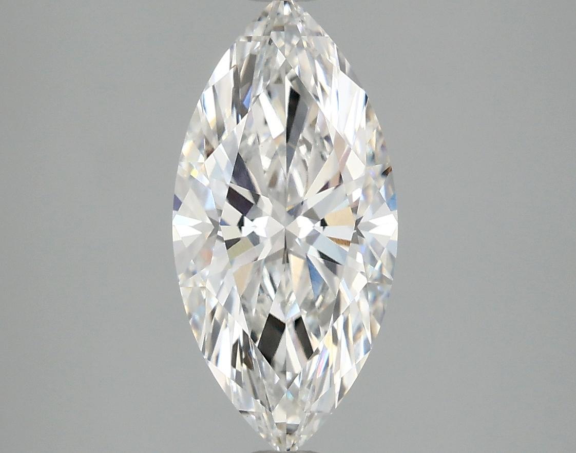 2.06 Carat Marquise Shaped Excellent Cut VVS2 IGI Certified Lab Grown Diamond