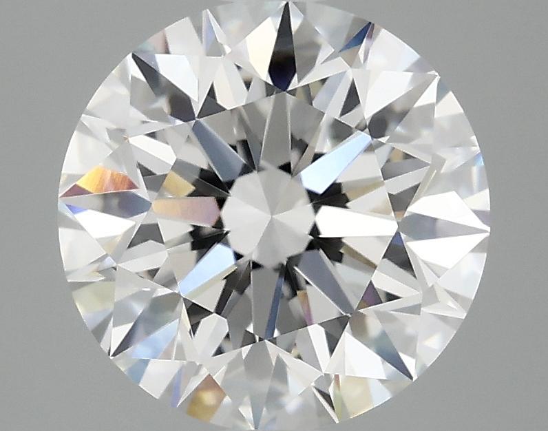 3.07 Carat Round Shaped Excellent Cut VVS2 IGI Certified Lab Grown Diamond