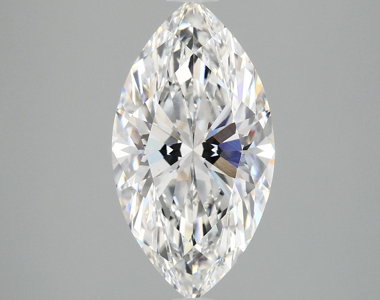 3.01 Carat Marquise Shaped Excellent Cut VVS2 IGI Certified Lab Grown Diamond
