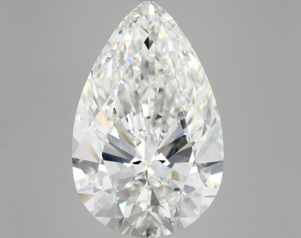 10.2 Carat Pear Shaped Ideal Cut VVS2 IGI Certified Lab Grown Diamond