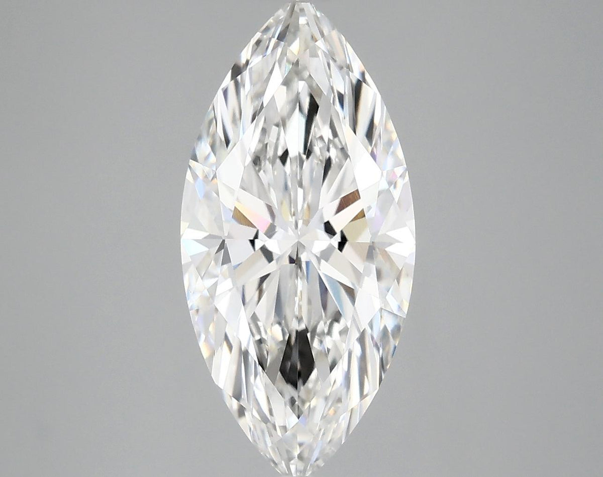 3.03 Carat Marquise Shaped Excellent Cut VVS2 IGI Certified Lab Grown Diamond