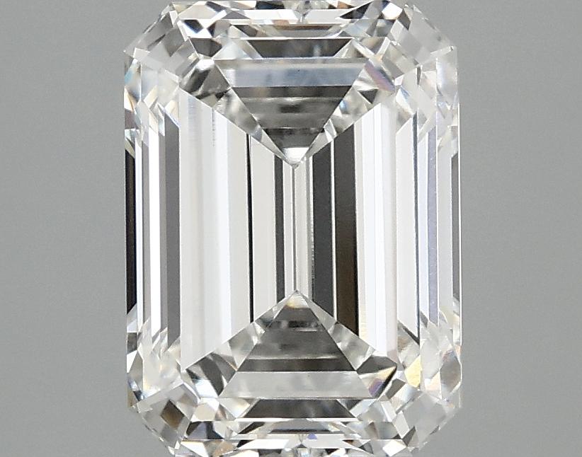 3.02 Carat Emerald Shaped Excellent Cut VVS2 IGI Certified Lab Grown Diamond