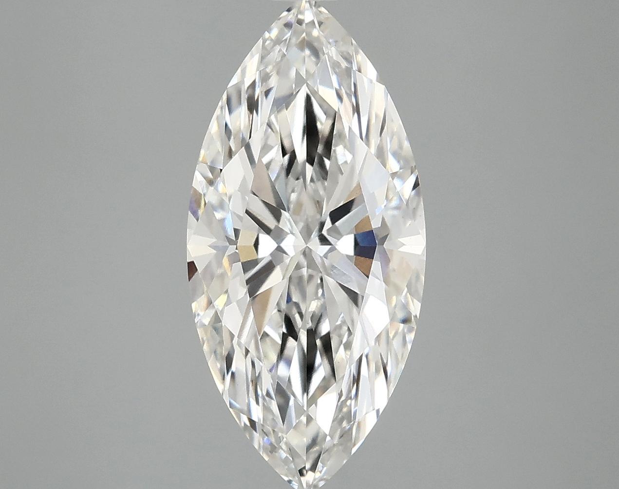 3.08 Carat Marquise Shaped Excellent Cut VS1 IGI Certified Lab Grown Diamond