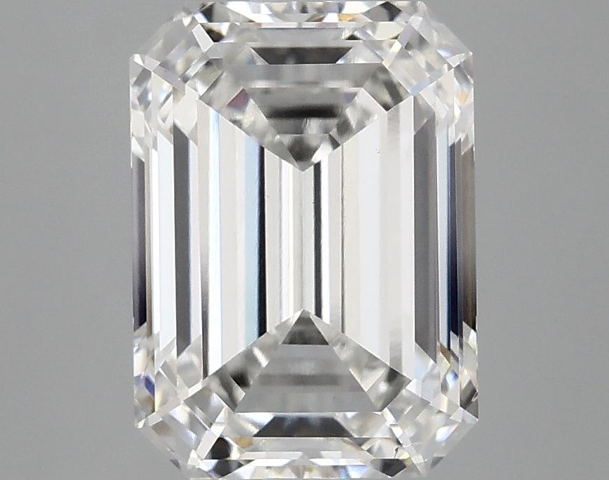 3.45 Carat Emerald Shaped Excellent Cut VS2 IGI Certified Lab Grown Diamond