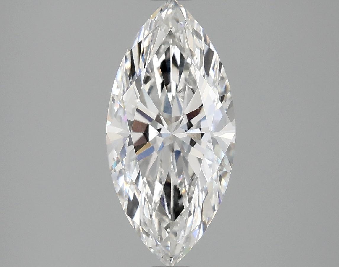 2.04 Carat Marquise Shaped Excellent Cut VVS2 IGI Certified Lab Grown Diamond