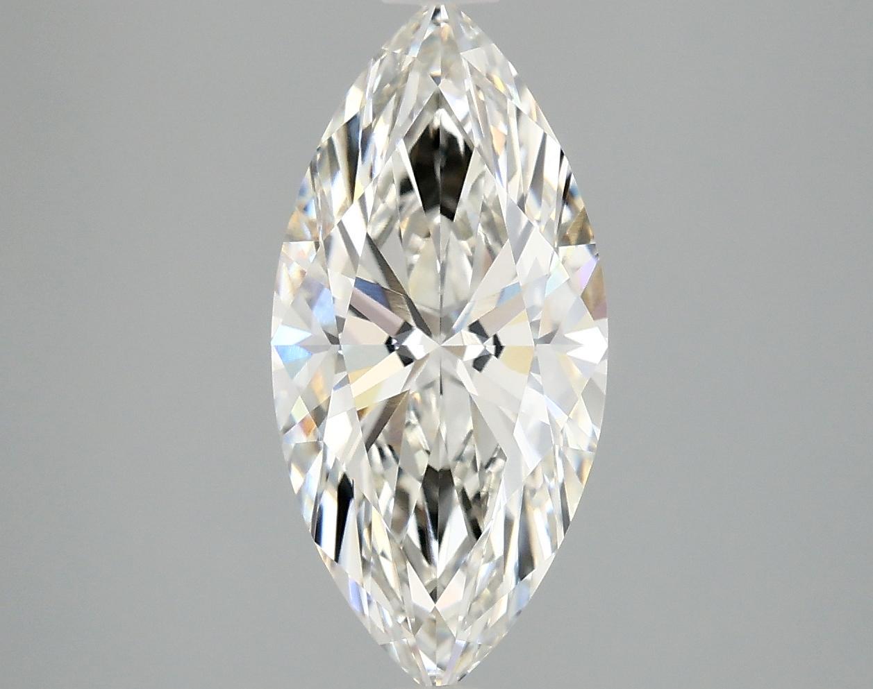2.58 Carat Marquise Shaped Excellent Cut VVS2 IGI Certified Lab Grown Diamond