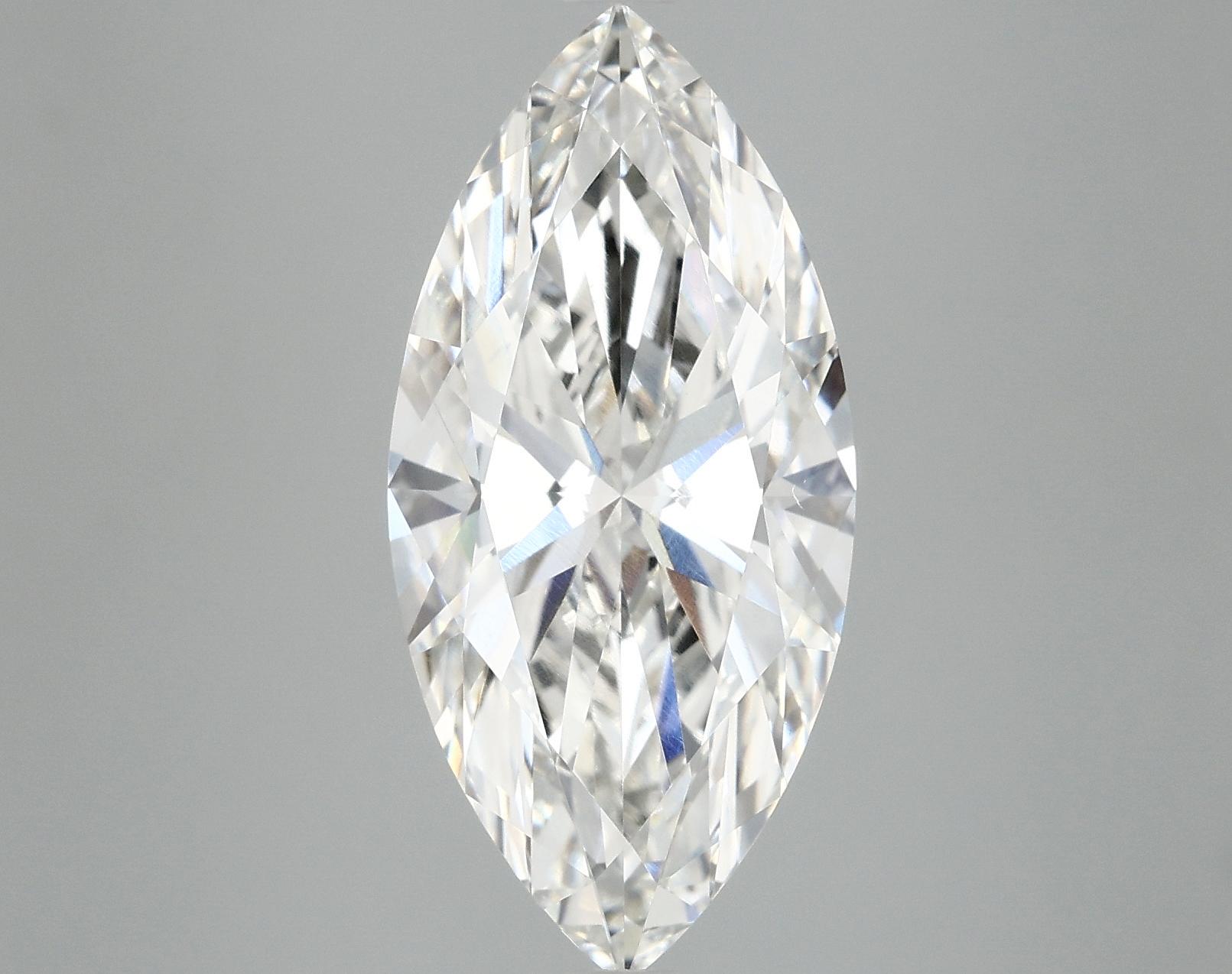 4.8 Carat Marquise Shaped Excellent Cut VS2 IGI Certified Lab Grown Diamond