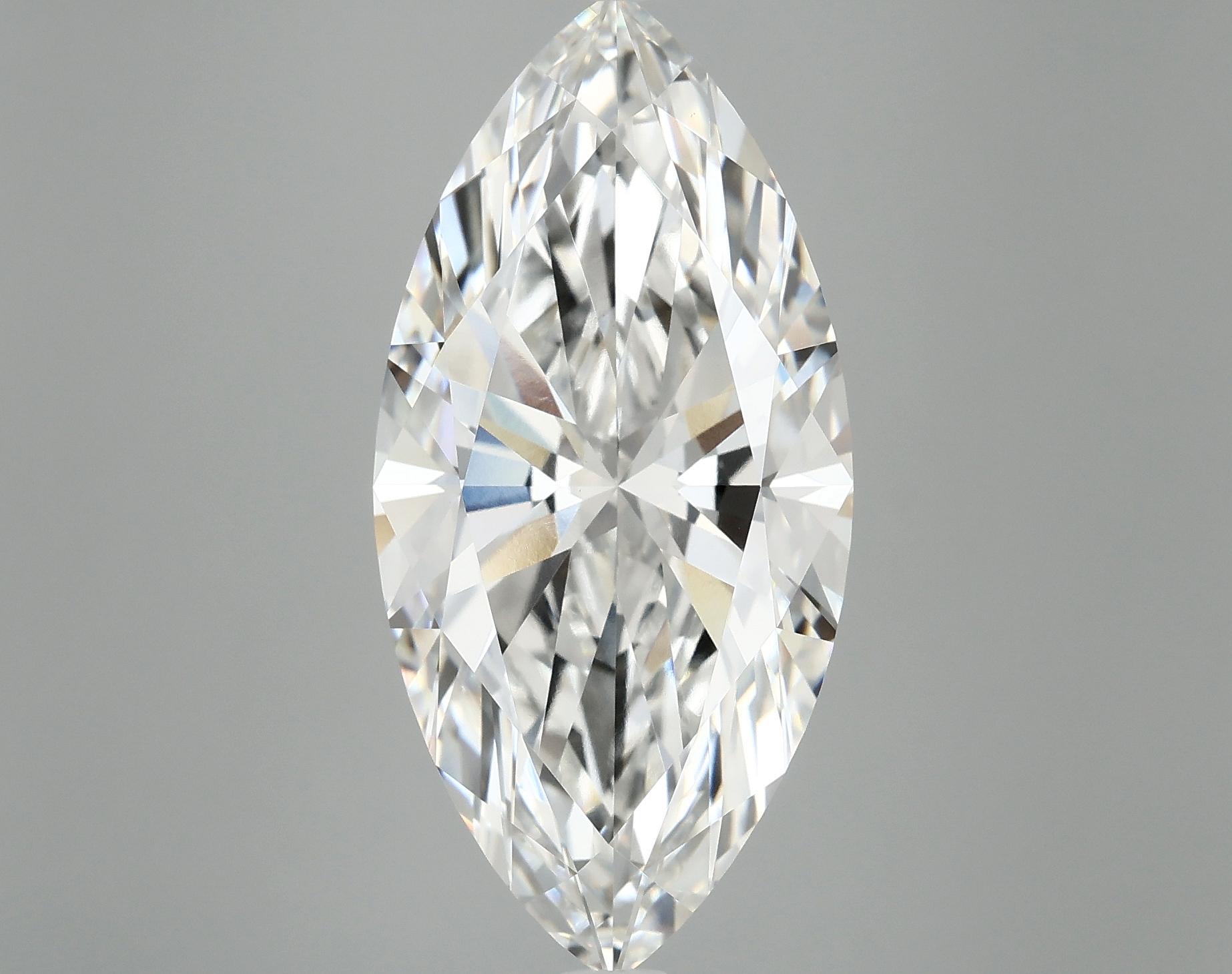 8.08 Carat Marquise Shaped Excellent Cut VVS2 IGI Certified Lab Grown Diamond